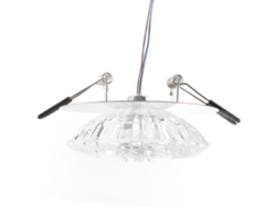 Lámpara De Techo Led Empotrable De 3w Con Cristal Para Sala De Estar, Dormitorio Y Pasillo.
