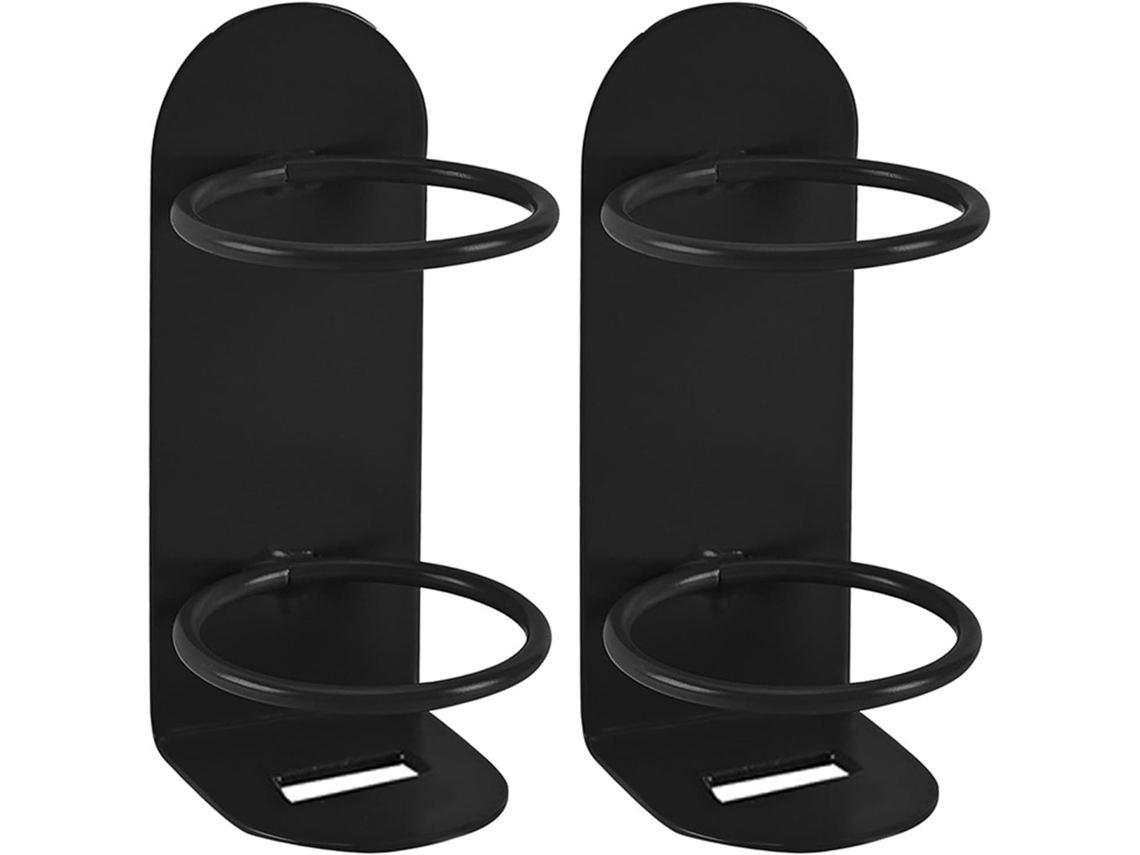 Soportes para cepillos de dientes eléctricos Jortmrd de pared (paquete de 2) (negro)