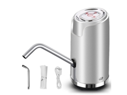 2026 Store-bomba Eléctrica De Agua Usb Inteligente Para Botellas, Dispensador Automático De Bebidas, Plata, Ideal Para Exterior