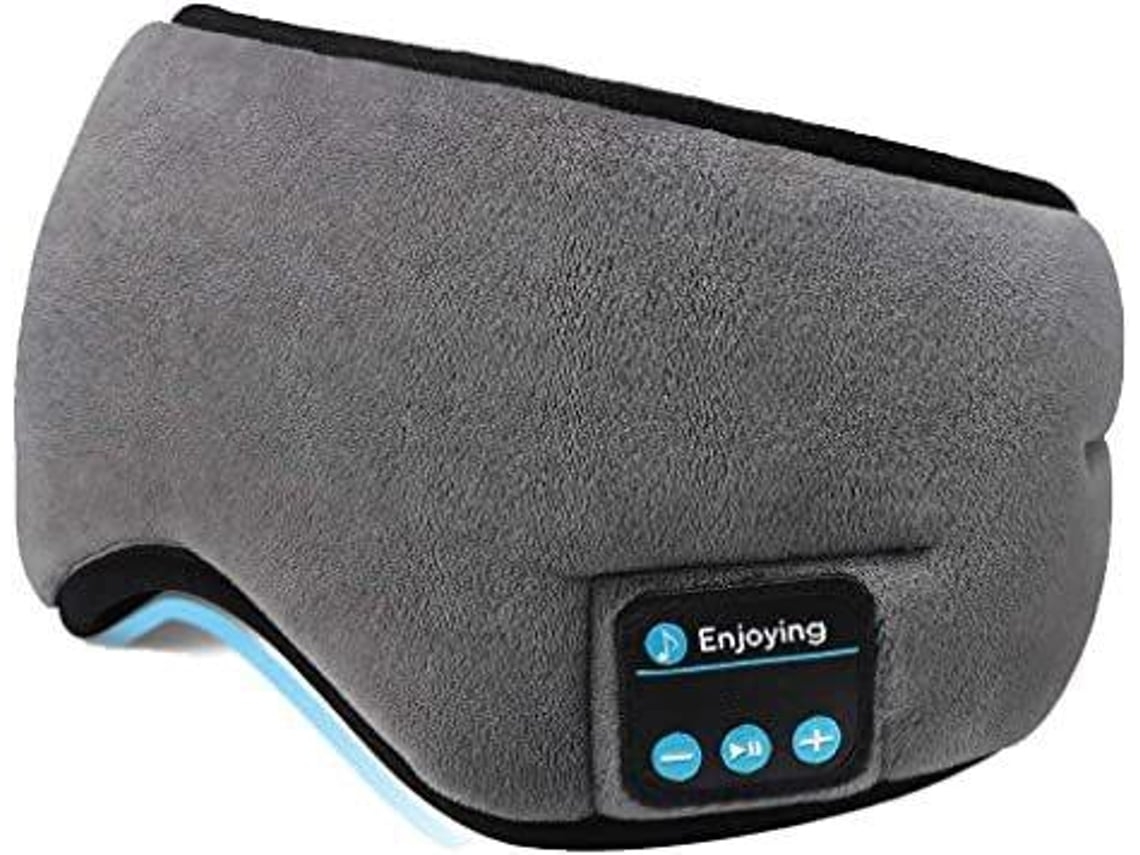 Auriculares para Dormir Bluetooth Lavables y Amigables con la Piel con Micrófono y Altavoces Integrados Gris YEMAESRE