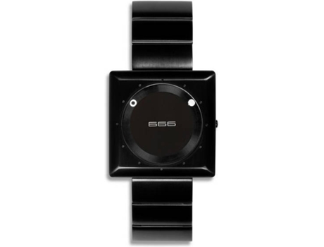 Reloj 666 BARCELONA Mujer (Acero Inoxidable - Negro)