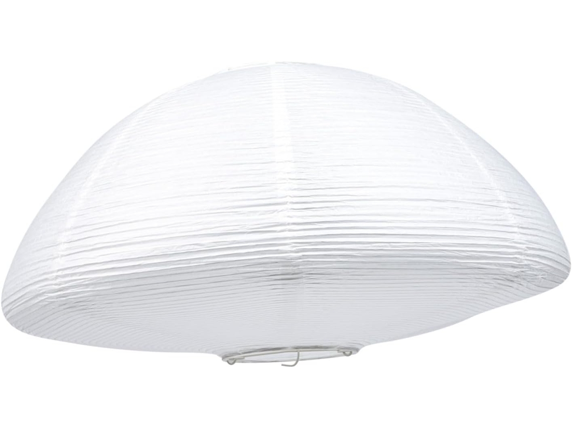 Instalación De Lámpara De Techo De Papel Ligero Blanco