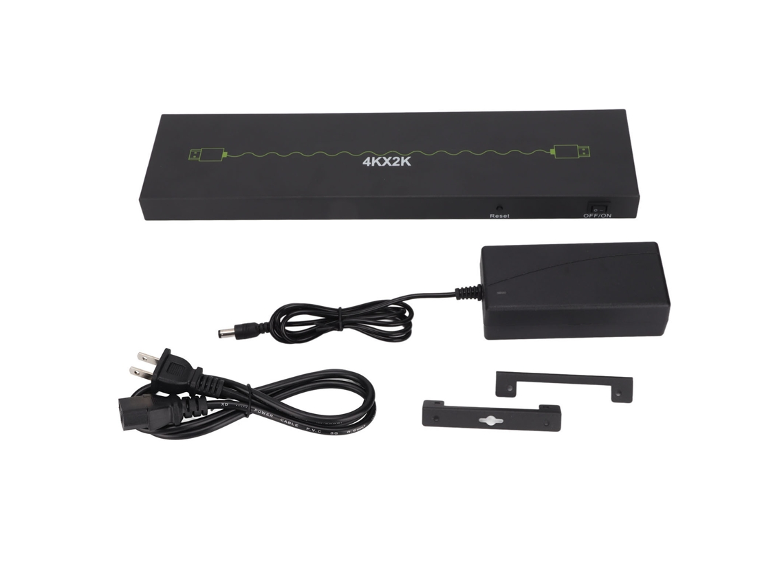 Divisor De Interface Multimídia De Alta Definição 4k 1 Entrada 10 Saídas Estável Confiável Plug Us 100v-240v