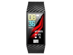 Reloj De Pulsera Inteligente Bluetooth 4.0 Ritmo Cardíaco Presión Arterial Fitness Impermeable Ip68 Negro