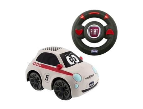 Coche Teledirigido CHICCO Fiat 500 Sport (Blanco)