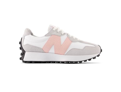 Zapatillas Deportivas NEW BALANCE 327 Mujer (Blanco, Gris - Material Sintético, Tejido -36,5)