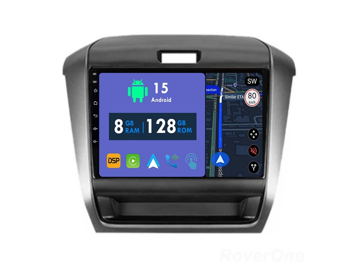 Coche Radio Android Auto Autoradio 8GB RAM 128G ROM CarPlay Navegación GPS Pantalla Táctil RoverOne para Honda Freed 2 2016 - 2020