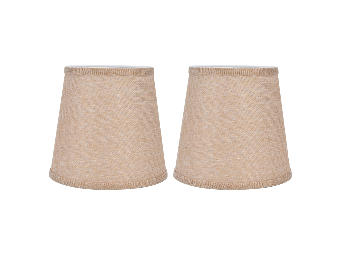 2 Pantallas De Lámpara De Mesa E14 De Estilo Europeo Moderno Para Lámparas De Mesa, De Pie Y Candelabros.