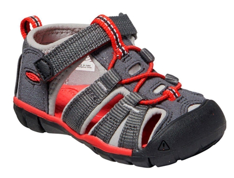Sandálias Unisex KEEN Seacamp Ii Cnx Rojo para Montaña (EU 20 - 21)