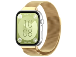 Correa Milanese Gertiz para Huawei Watch Fit 4/Fit 4 Pro/Fit 3 (Dorada)