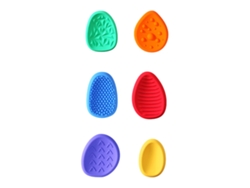 Dan26-6pcs Piedras Sensoriales De Silicona Juguete Antiestrés Piedra De Preocupación Para Niños