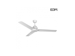 Ventilador de techo modelo java blanco potencia: 60w aspas: ø130cm con mando a distancia| Edm