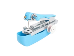 Máquina de coser portátil, práctica, portátil, azul, minimáquina de coser para viajes en casa, Nostalgia88