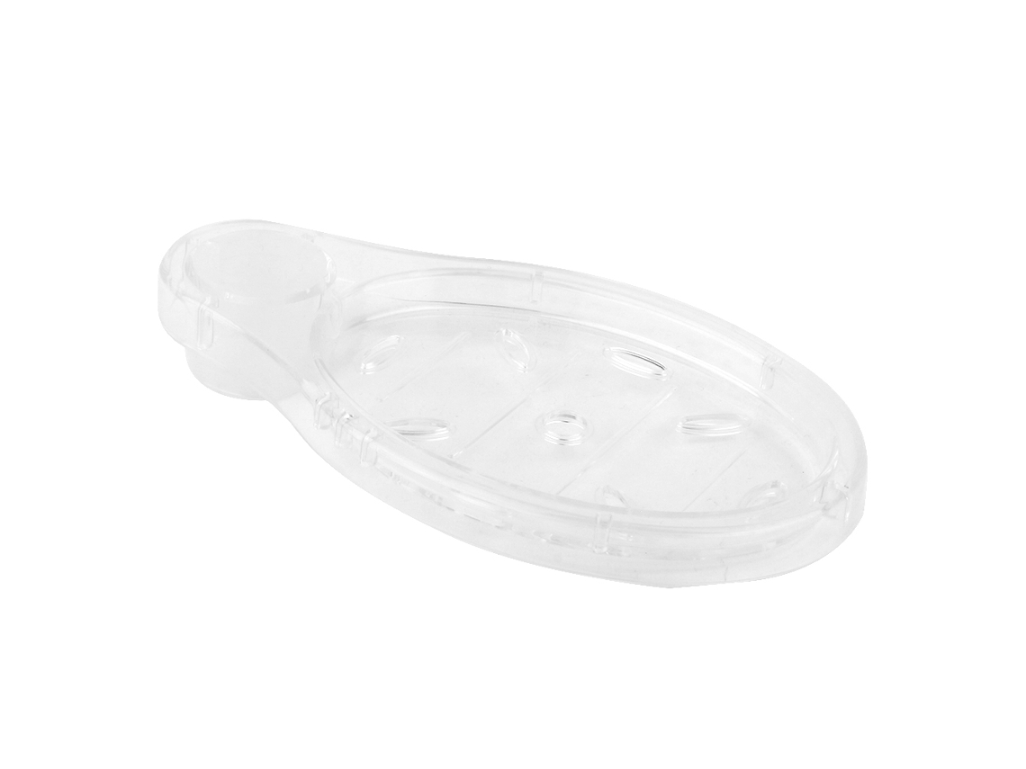 Soporte Redondo De Acrílico Transparente Para Jabonera Con Varilla Elevadora, Accesorios De Baño.