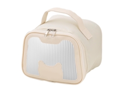 Bolsa Térmica Portátil Para El Almuerzo Con Revestimiento De Aluminio, Nevera Multifuncional, Color Beige, Ideal Para La Escuela, La Oficina O Acampar.