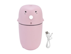 Mini humidificador de aire de 300 ml, 2 modos, recargable por USB con cable USB para automóvil, hogar y oficina.