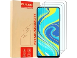 3x Protector Cristal Templado Xiaomi Redmi Note 9S HONGWE.