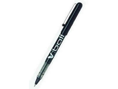 Pack 12 Bolígrafo Pilot V-Ball Negro Punta 0,5Mm