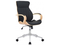 Silla de Escritorio DUDECOR (Acero - Marrón)