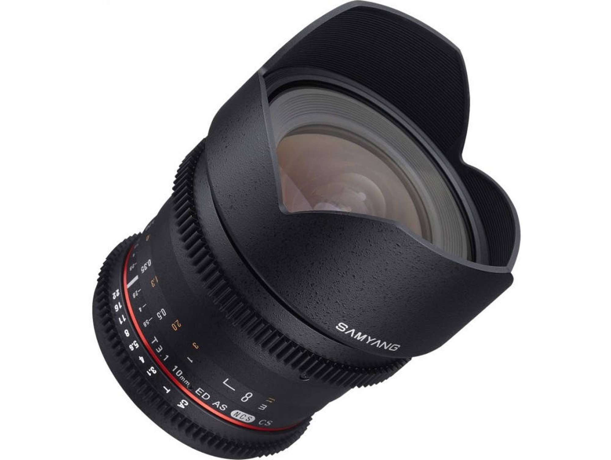 Objetivo SAMYANG 10mm T3.1 ED AS NCS CS VDSLR (Negro - Encaje: Nikon F - Apertura: f/3.1 - f/22)