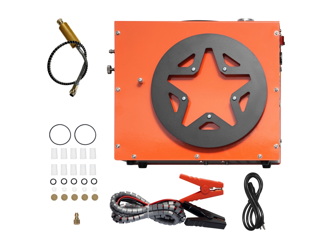 Compresor de aire Succebuy PCP de 30 MPa con convertidor integrado de CC 12 V a CA 230 V