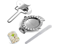 Set De Herramientas Para Hacer Raviolis Y Dumplings, 3 Moldes De Acero Inoxidable 304 Manual Para Empanadas, Gyoza Y Pierogis
