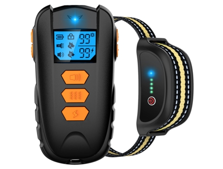 Collar de entrenamiento para perros, Collar de choque para perros pequeños, medianos y grandes, Collar de perro impermeable con vibración de pitido...