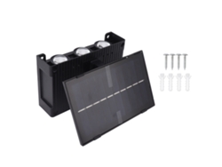 2026-luz Solar Exterior Impermeable 6 Led Lámpara De Pared Ambiente Para Jardín Patio Terraza Interior Luz Cálida