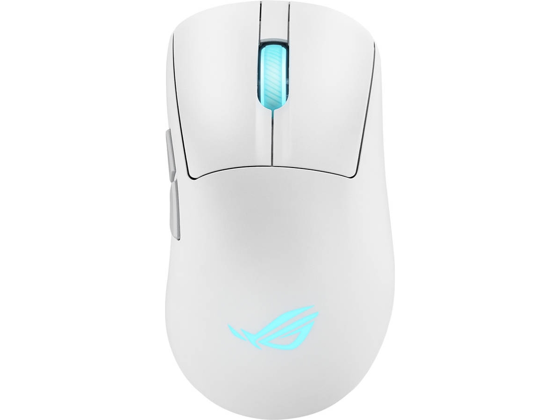 Ratón Óptico ASUS ROG Keris II Ace (Inalámbrico – 42000 DPI – Blanco)