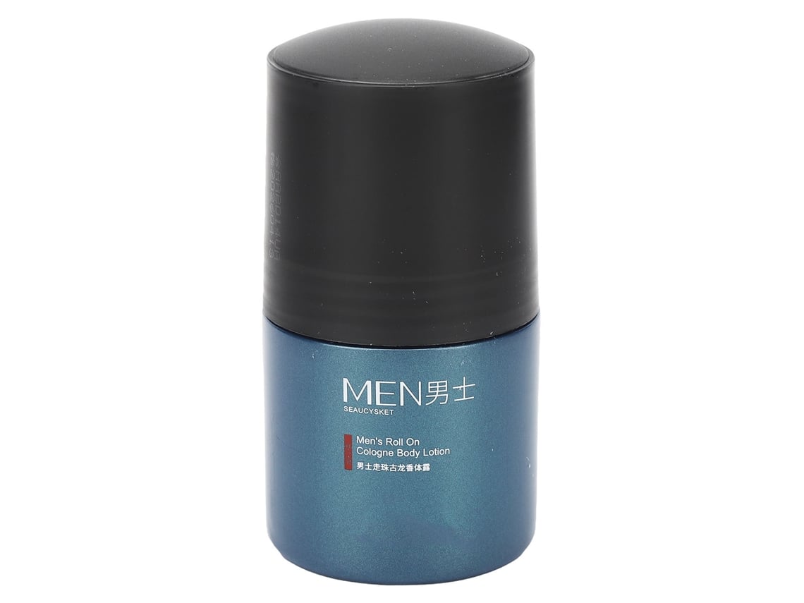 Homens Desodorante Roll-on 50ml No Verão Controle de Odor Com Fragrância Colônia e Ingrediente Hortelã