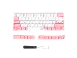 Teclado Aetheria de 73 teclas con sublimación PBT para teclados mecánicos estándar 6064 - Flor de cerezo