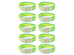 Pulseira Luminosa De Bandeira Nacional (ilumina E Apoia Torcida)