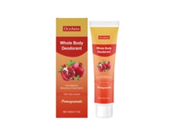 Crema desodorante corporal de granada fresca de larga duración