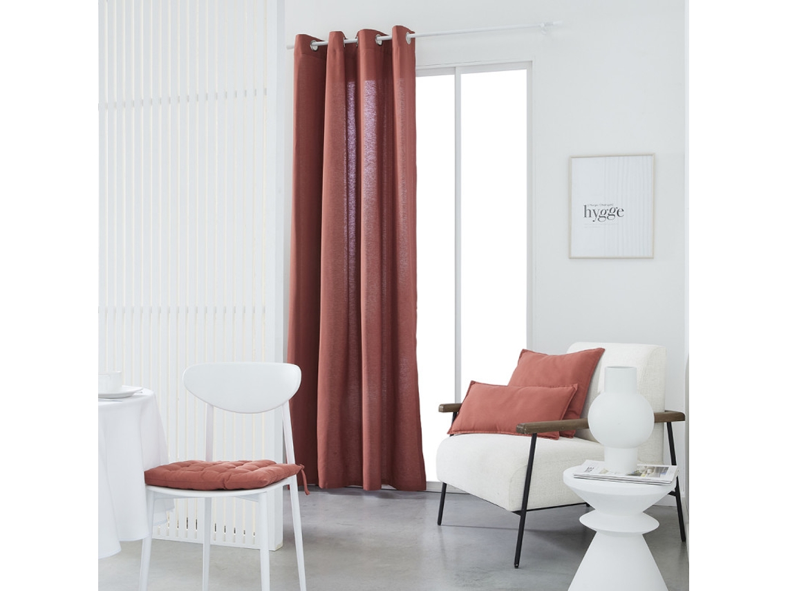 Cortina MEVAK LIVING Rojo (Algodón - 140x240 cm)