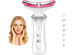 Masajeador facial multifuncional 7 en 1 para rostro y cuello, cuidado de la piel antiarrugas, portátil