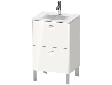 Mueble de lavabo DURAVIT Brioso vertical 52,0 x 41,9 cm 2 cajones incl. recorte de sifón y delantal para lavabo Viu 234453