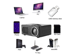 Proyector digital HD en miniatura multifuncional de 1080p