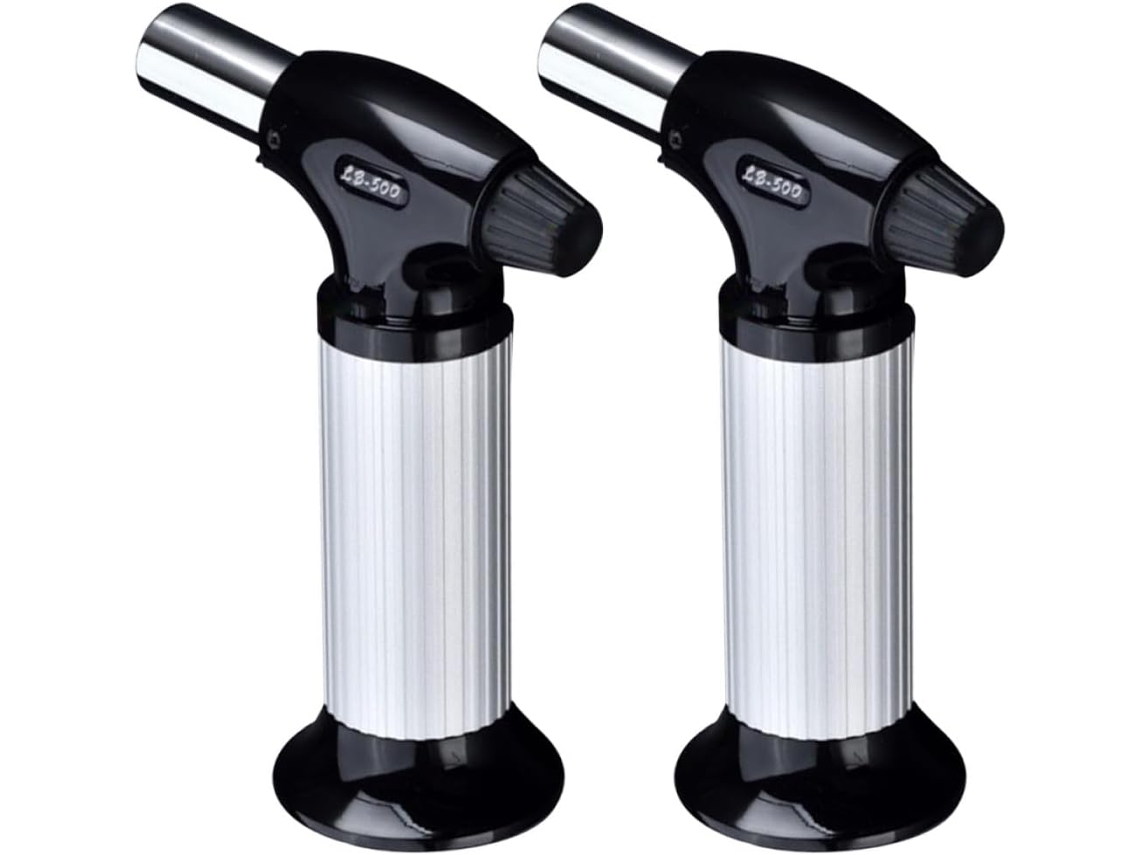 Encendedor para barbacoa Topbathy Alipis, 2 unidades, acero inoxidable, encendido electrónico, diseño ergonómico.