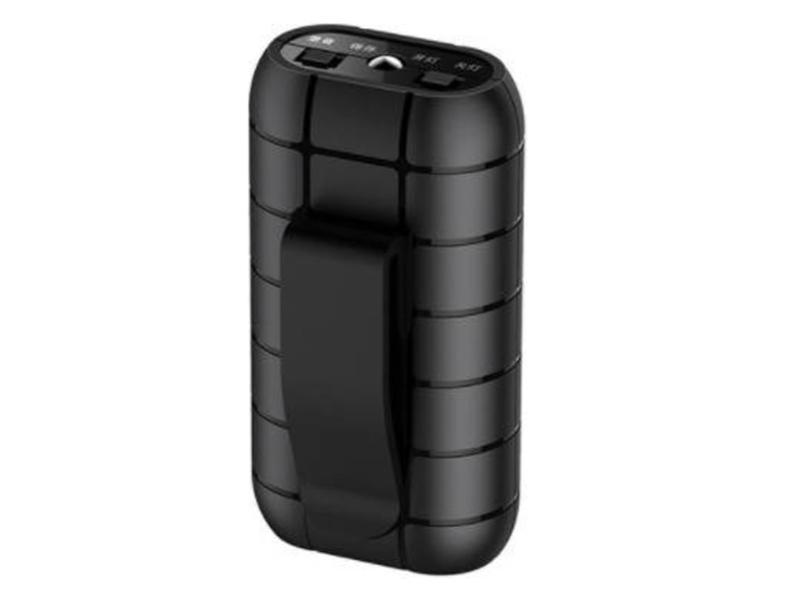 Mini grabadora magnética activada por voz de 8 GB Grabadora de audio digital con batería larga Dispositivos de grabación pequeños negro YEMAESRE