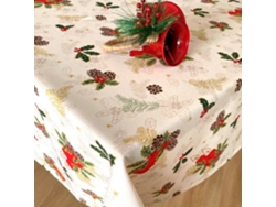 Mantel Navideño Beige ONÍRICA (150 x 150 cm)