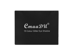 Paleta De Sombras De Olhos Com 15 Cores Glitter À Prova De Água Para Maquiagem Diária E Profissional