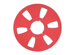 Rollo De Cinta Vacío De 1/4 De Pulgada, 10,5 Pulgadas, Aleación De Aluminio, 6 Agujeros Para Basf Nab