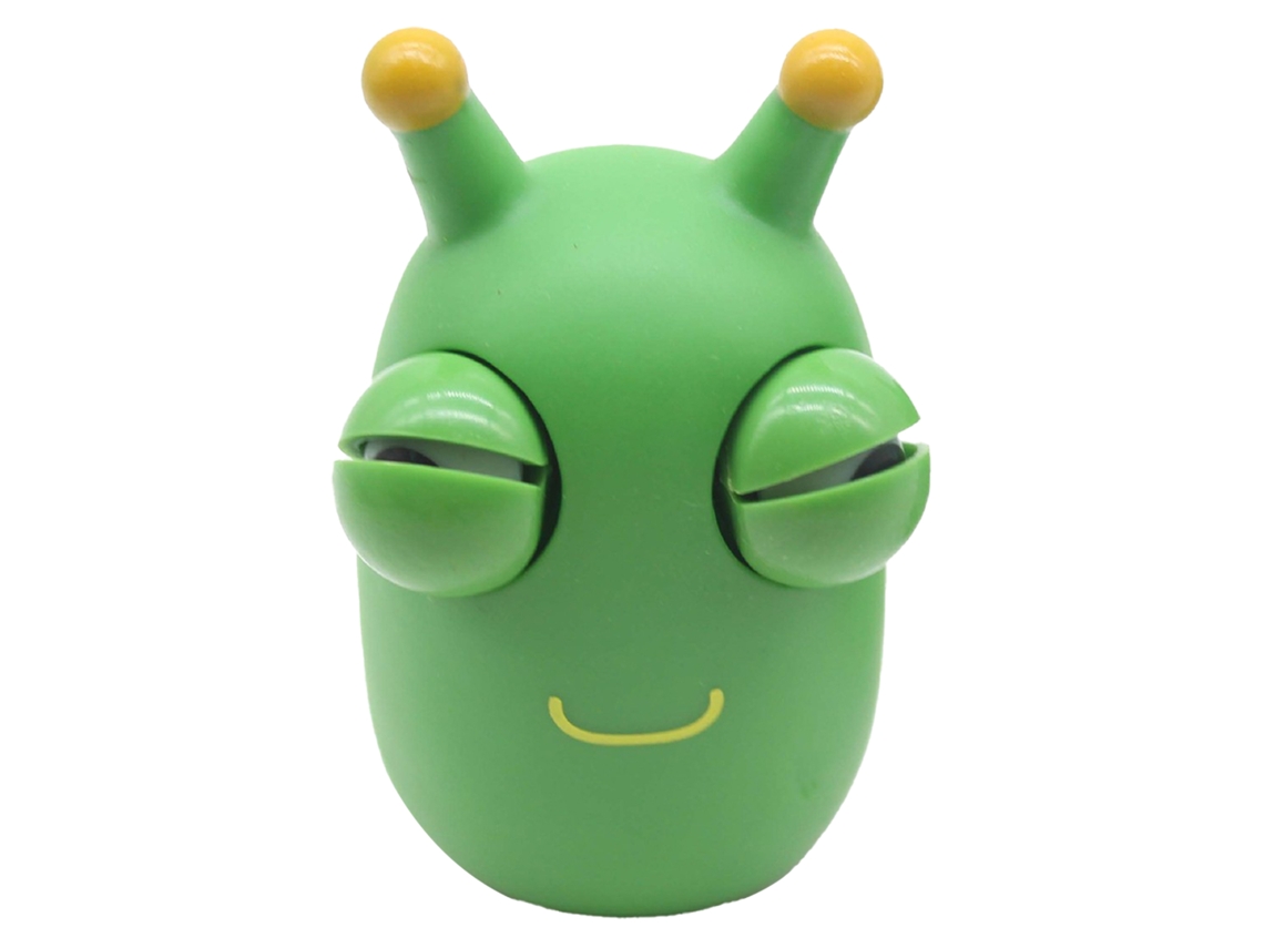 Brinquedo Sensorial De Squeeze Lagarta De Repolho Com Olhos Abrindo Para Aliviar Estresse