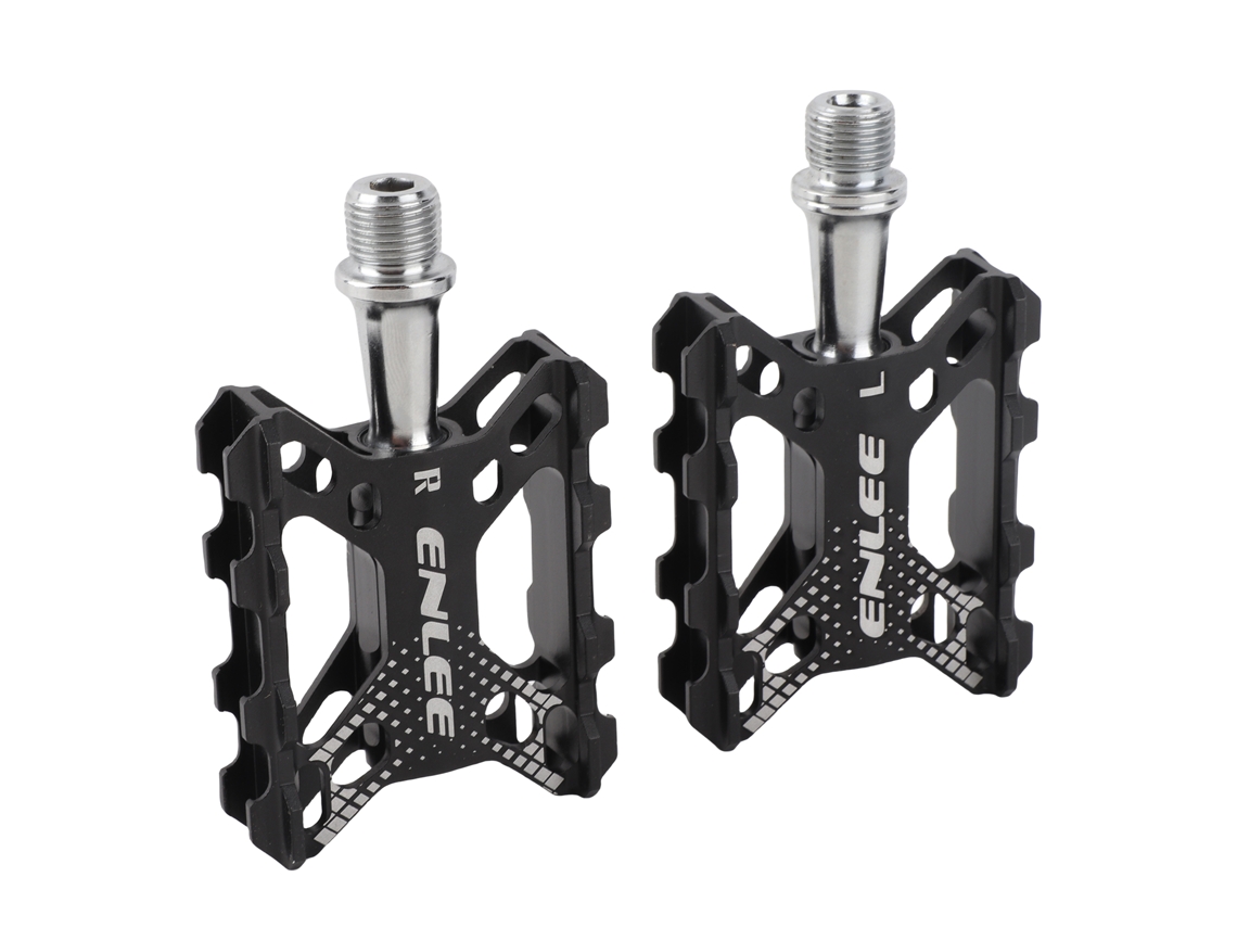 Pedales De Bicicleta De Aluminio Con Enlace Plano Para Bicicletas De Montaña Plegables, Ligeros Y Duraderos.
