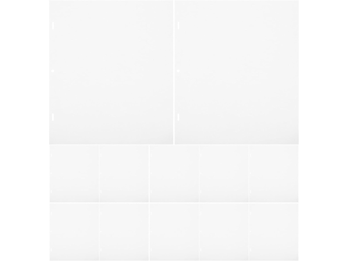 200 Hojas De Papel De Animación Blanco Perforado, Papel De Calco Profesional Multiusos, Hojas Lisas.