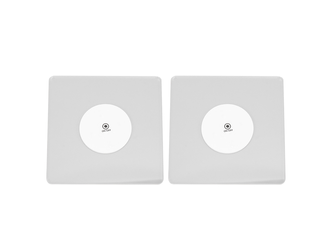 Rebe-2pcs Base De Vaso Led Con Modo Ajustable Acrílico Cuadrado Para Bar Ktv