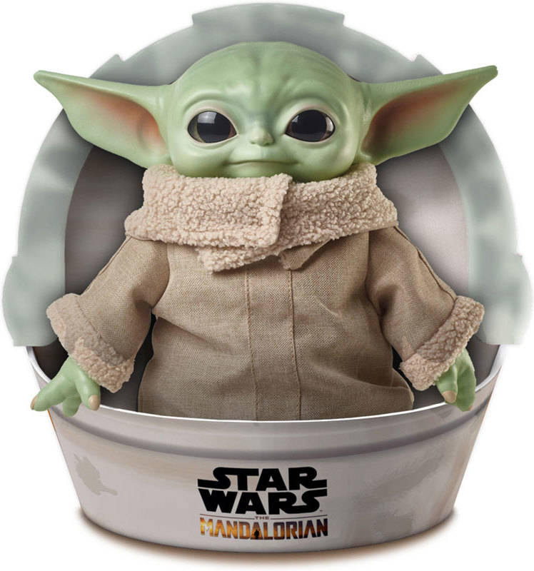 Peluche STAR WARS Baby Yoda (Edad Mínima: 3 Años - 30,5 x 14 x 30,5 cm)