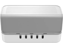 Caja Organizadora A Prueba De Polvo Para Ordenador, Escritorio O Router.