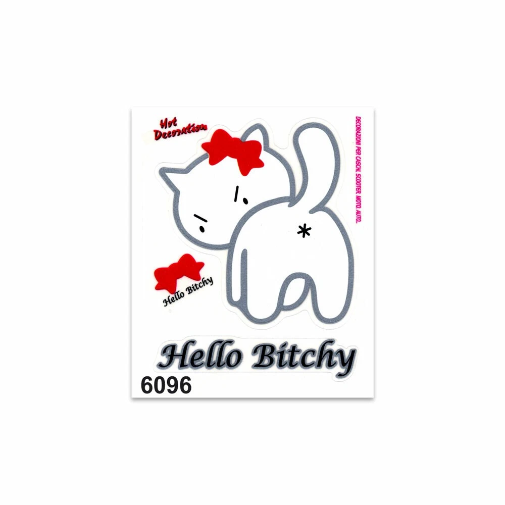 Pegatinas de Hello Kitty de 10 x 12 cm