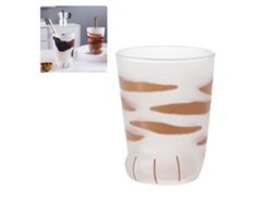 Taza De Cristal Con Forma De Garra De Gato De 300 Ml Para Café, Leche, Bebidas Frías Y Calientes - Regalo